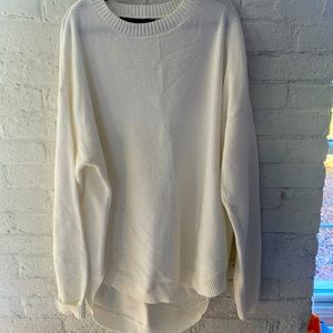 Amazon brand high low sweater